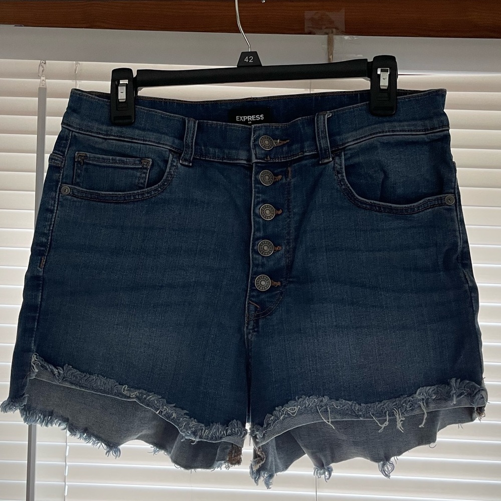Jean high waist shorts